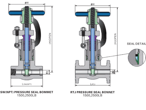 API 602 Forged Steel PSB Gate Valve